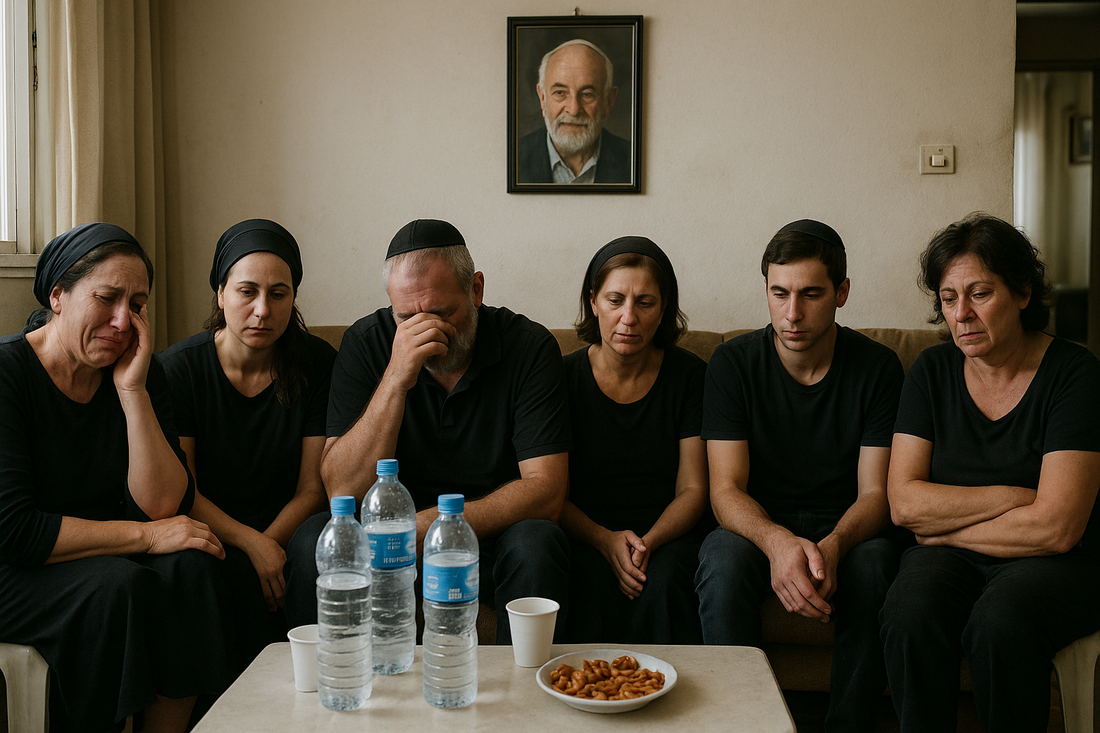 איך יושבים שבעה, לשבת שבעה, סיום השבעה