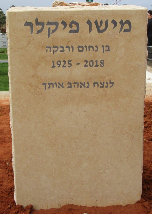 מצבה 4710 - מצבות אבן ראש